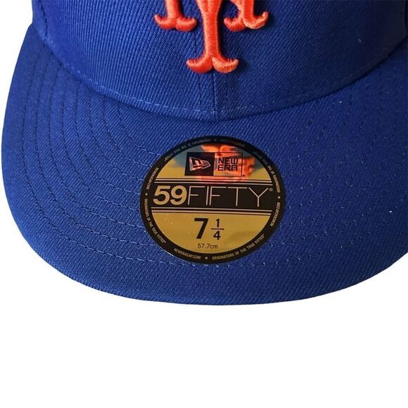 New Era 59FIFTY NY Mets 1986 World Series Sidepatch Fitted Hat 7 1/4 - Picture 6 of 7